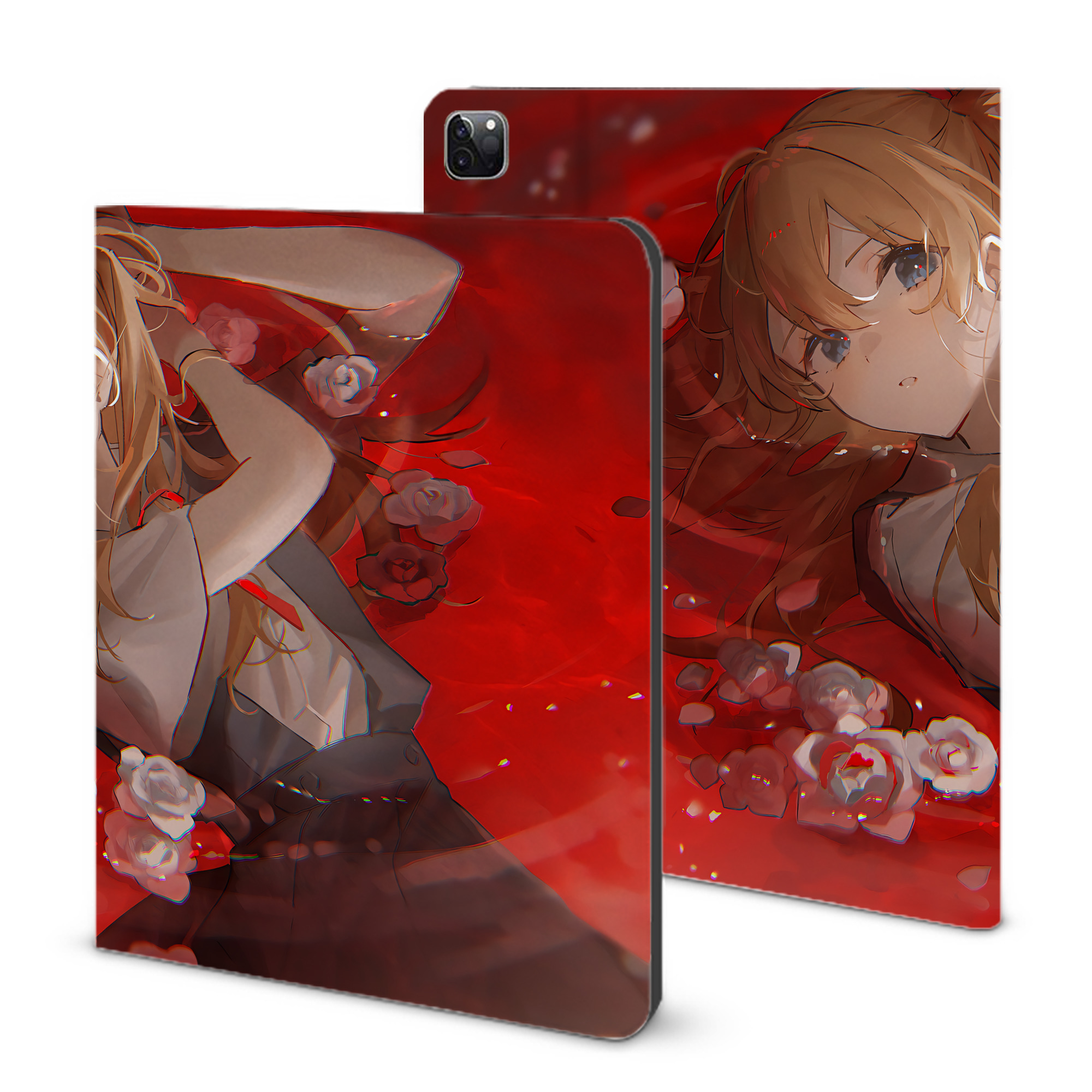 （画像用） EVA 新世紀エヴァンゲリオン IPad ケース ブック型 PUレザー TPU 耐衝撃 軽量 薄型 ペン収納なし 全面保護 IPad 各モデル対応